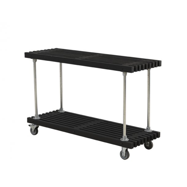 Trallebord med hjul trallemøbler fra plus Rustikt havebord