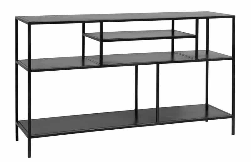 Metal med hylder i let design fra Nordal!
