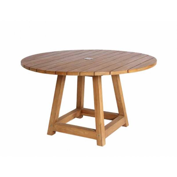 Havebord rundt teak Ã.120 cm havebord fra sika design Haveborde 120 cm