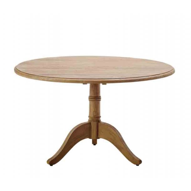 Sika design michel rundt teak bord à 120 cm flotte detaljer Rundt spisebord teak