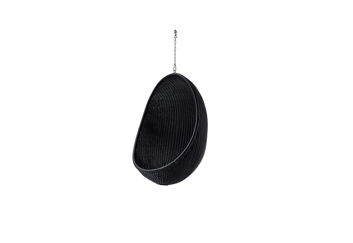 Sika Design, Hanging Egg Chair - Exterior - by Nanna Ditzel - outdoor - Matsort B Billede af Sika Design, Hanging Egg Chair - Exterior - by Nanna Ditzel - outdoor - Matsort B